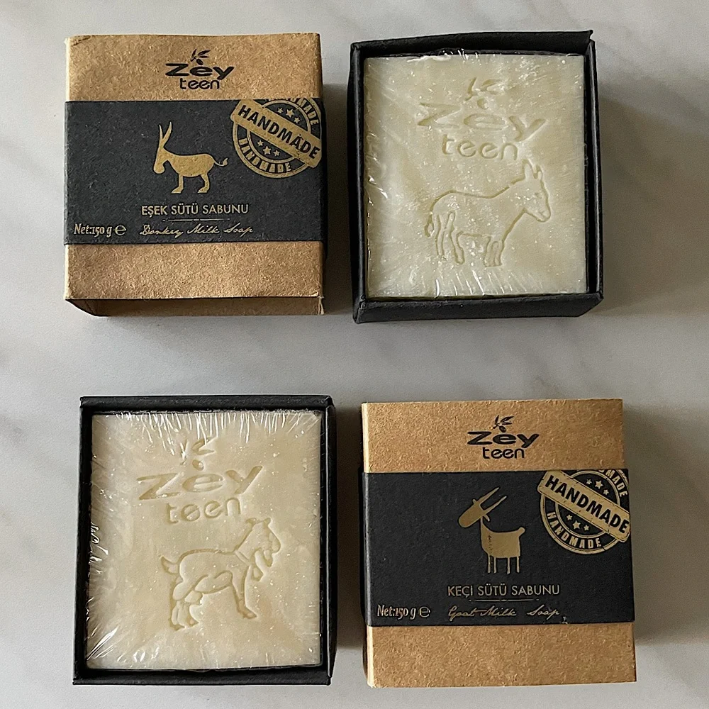 NWT 🎁 Handmade Goat/Donkey Milk Soaps x2 by Zey 🐐🧼 - Picture 1 of 5
